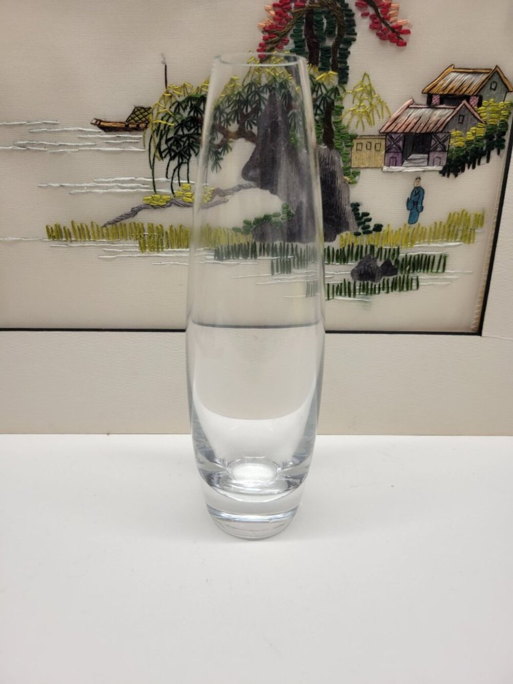 Blown Glass Bud Vase Artist Signed